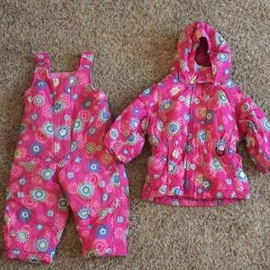 L.L.Bean Cold-Buster Winter Coat and Snowbibs